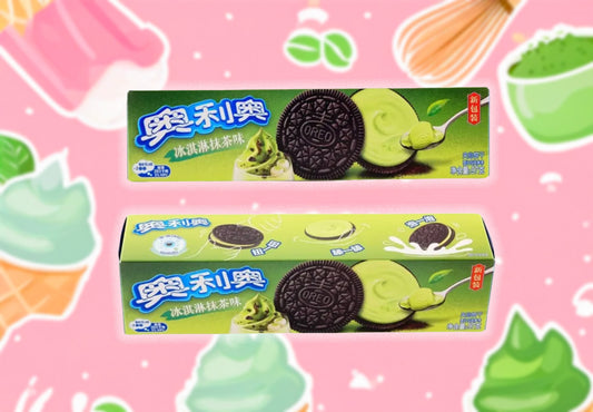 Oreo Cookies Ice Cream Matcha Flavor (97g)