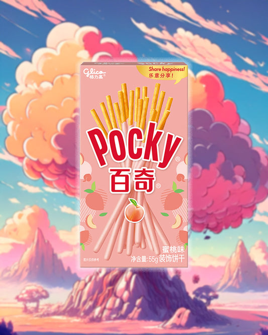 Pocky Peach Flavor (55g)