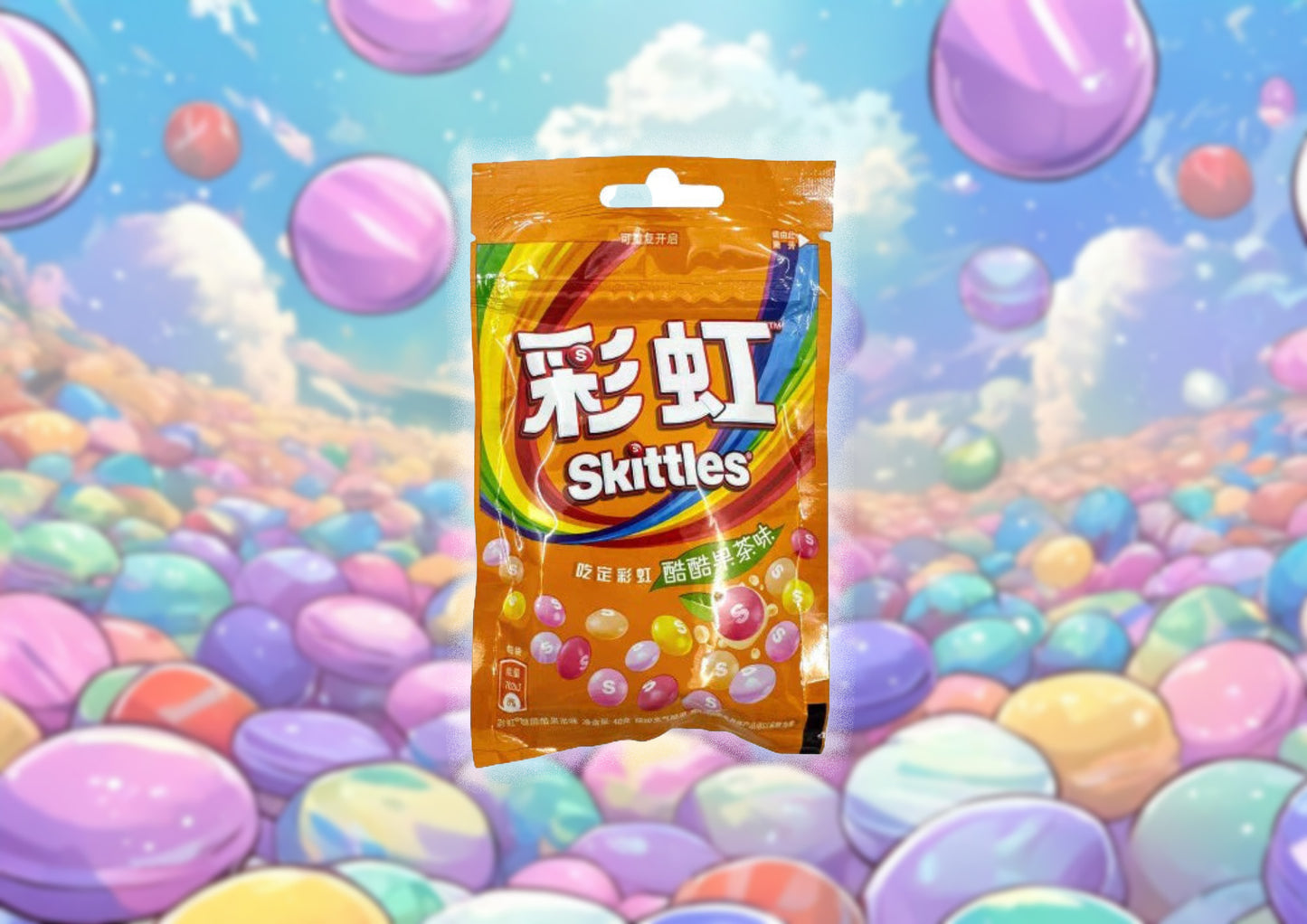 Skittles Hard Candy Bags Fruit Tea Flavor (40g)