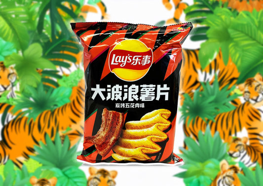 Lay's Big Wave Charcoal Grilled Pork Belly Flavor (40g)